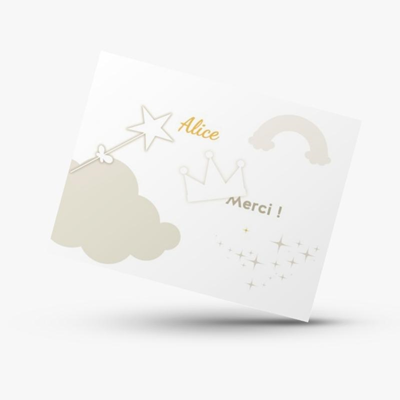 Carte de remerciement Fairies