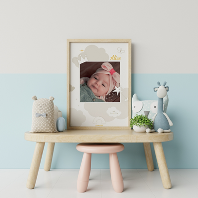 Petite affiche naissance Fairies
