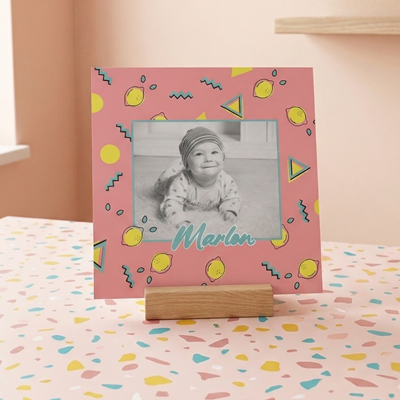 Faire-part de naissance Lemon Pink
