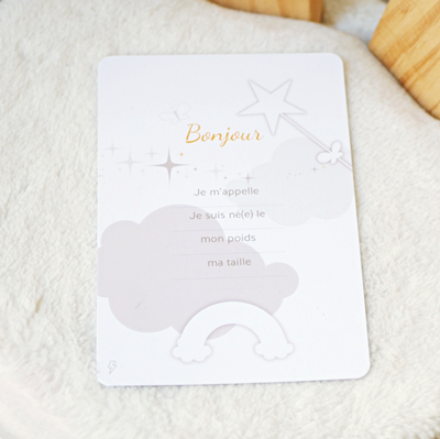 Carte de bienvenue Fairies