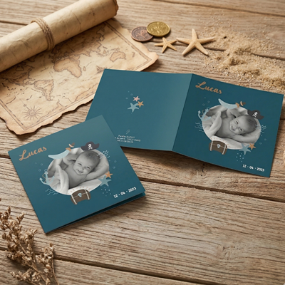 Faire-part de naissance A l'abordage !