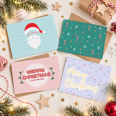 Cartes de Noël Color Xmas